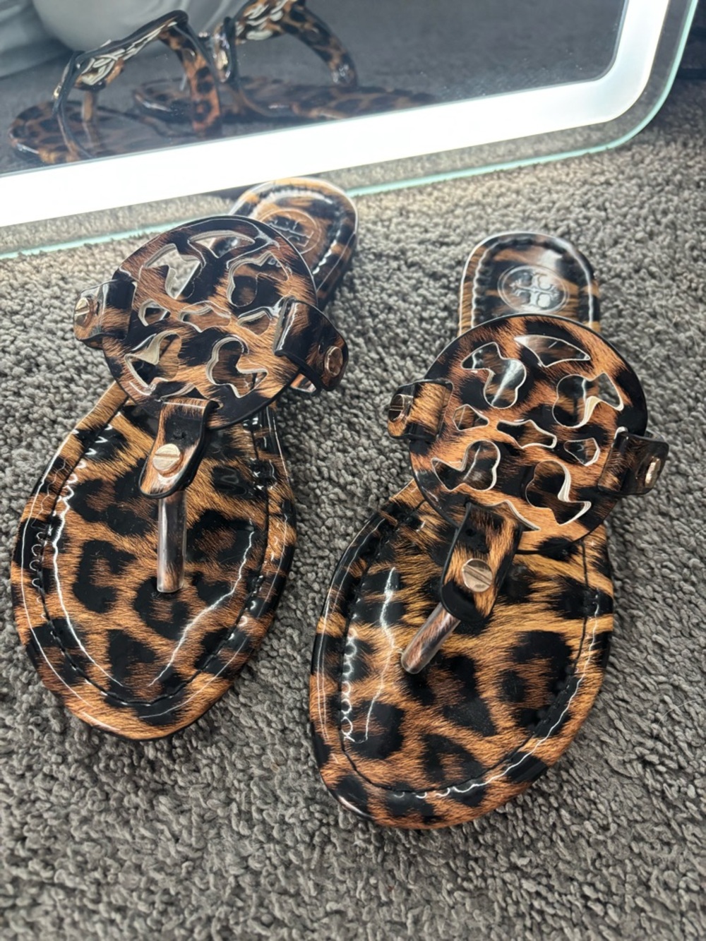 Tory Burch Miller Sandals , patent leather